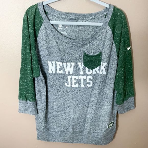 NFL NIKE || NEW YORK JETS Woman's top size large - Picture 1 of 6